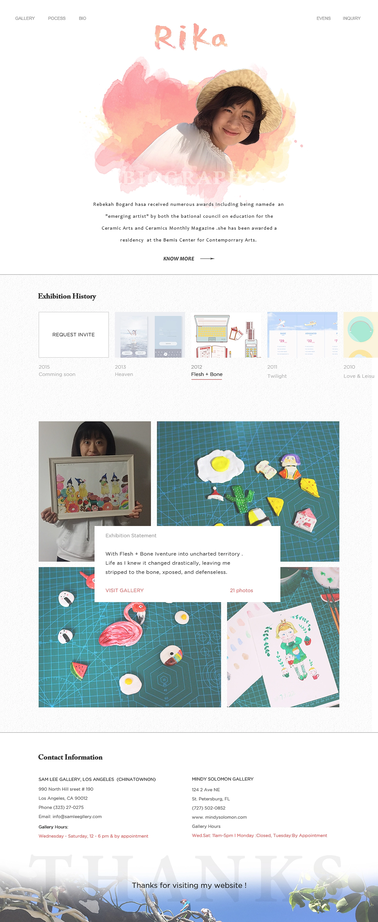 Personal Work & Explorations